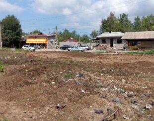 فروش زمین مسکونی 350 متر بر جاده اسفالت